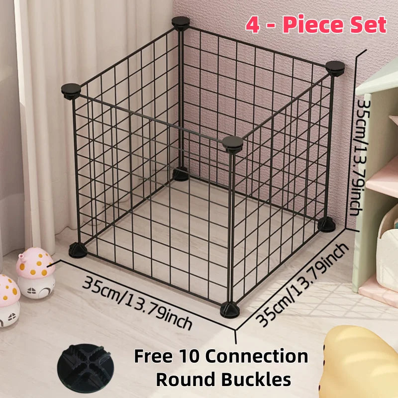 DIY Erectable Fence Panels Simple Wire Mesh Panels for Cats / Dogs