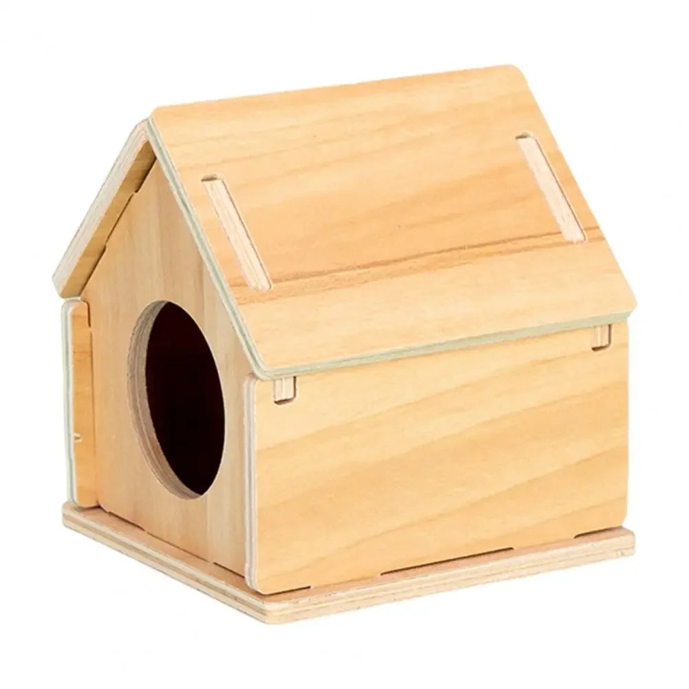 Pet Hamster Toys Wooden Bridge Seesaw Swing Toys