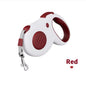 Dog leash with one-button brake / automatic retractable leash