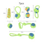 4pcs/7pcs Dog Chew Toy Bite Resistant Rope Knot
