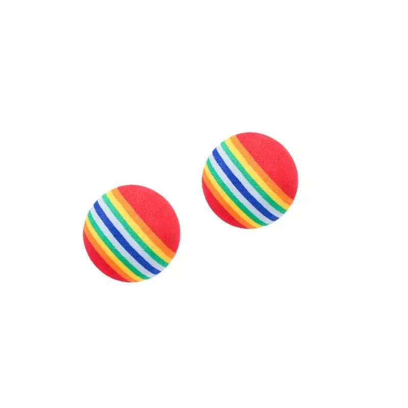 Multi-Pack Rubber Rainbow Balls