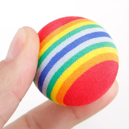 Multi-Pack Rubber Rainbow Balls