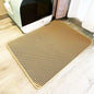 Cat Litter Mat with Gift Double Layer Non-Slip Waterproof Pet Litter Box Mat