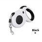 Dog leash with one-button brake / automatic retractable leash