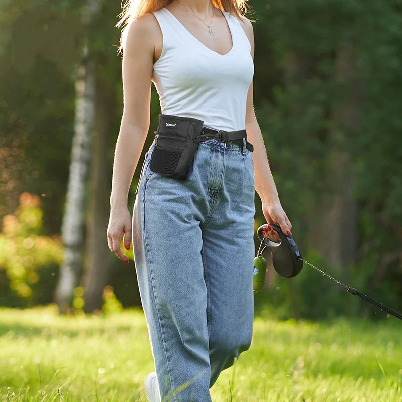 Outdoor Portable Training Dog Snack Bag Pet Supplies Strong Wear Resistance Large Capacity Puppy Products Waist Bag Durable