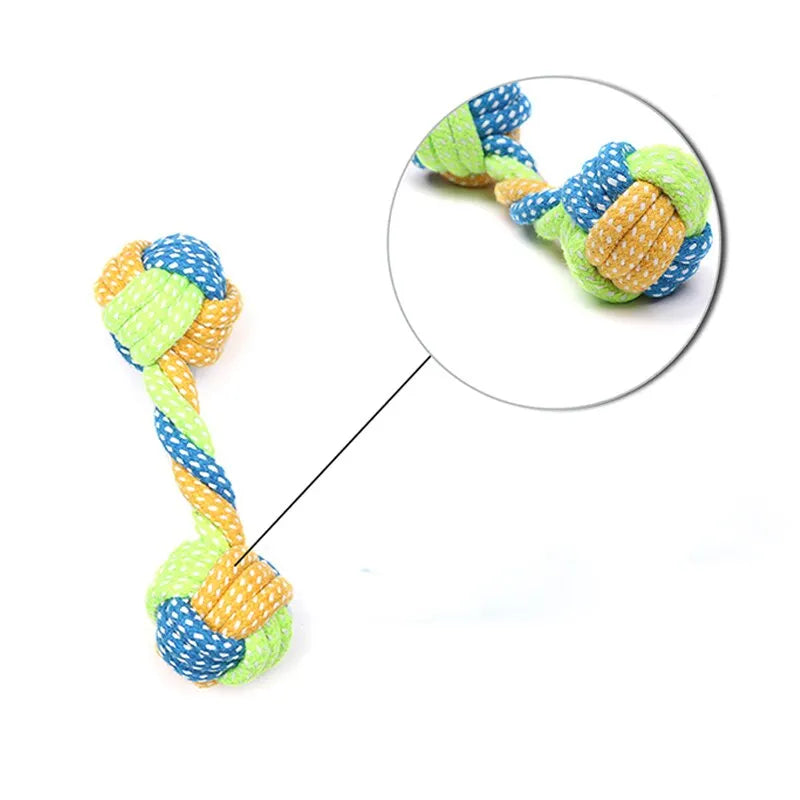 4pcs/7pcs Dog Chew Toy Bite Resistant Rope Knot