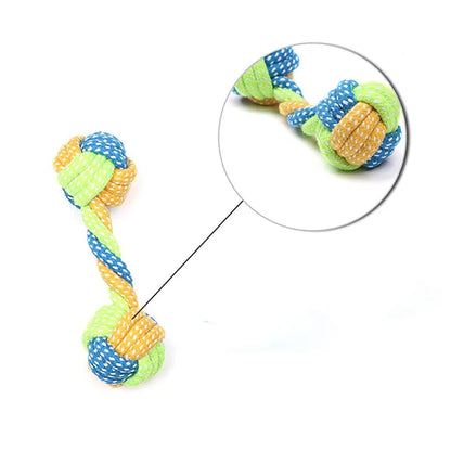 4pcs/7pcs Dog Chew Toy Bite Resistant Rope Knot